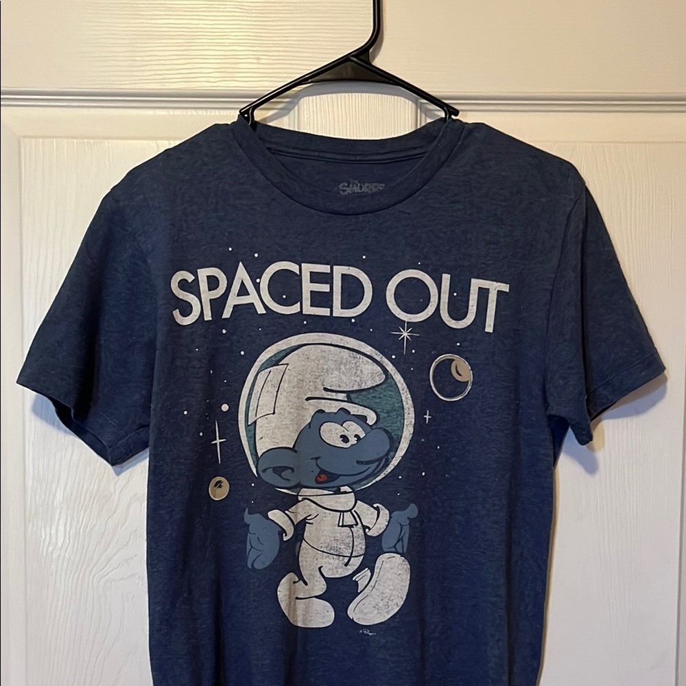 The Smurfs Spaced Out Shirt - Vintage